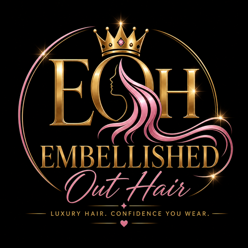 Embellished out hair 
